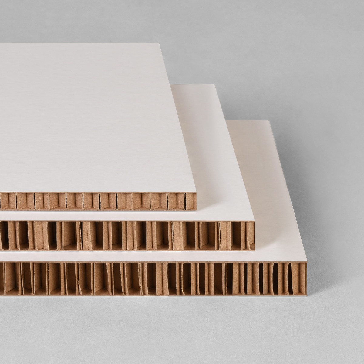 Honeycomb panels BEElite print | White / Brown